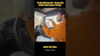 No One Will Stop Me 😡 | Wrong Side Driving Goes Viral #viralvideo #shorts #viral #update #news #new