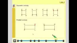 Čtverec, obdélník (sousední a protější vrcholy), Geometrie pro 4.ročník, str. 26, úvod B