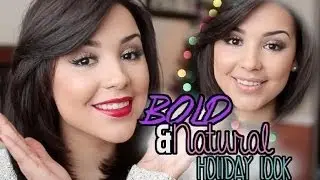 Holiday Makeup & Hair Tutorial 2013 | MakeupbyAmarie