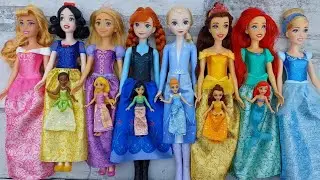 Elsa Doll Dress Transformation ~ DIY Miniature Ideas for Barbie~ Wig, Dress, Faceup, and More! Dolls