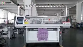 single system flat knitting machine#machine #flatknitting #sweater #Factory #jiangsu #changshu