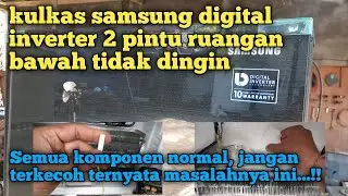 Kulkas samsung 2 pintu digital inverter bawah tidak dingin, simak..!!