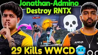 Jonathan-Admino Destroy RNTX💀WWCD 29 Kills😱 Jonathan H*cker DBS Reflex🥶