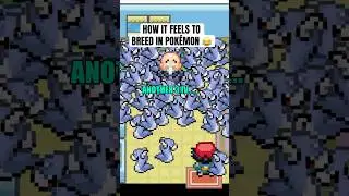 How it feels to breed in Pok&eacute;mon 😂 #pokemon #shorts