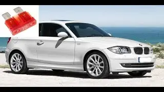 Replacing BMW 1 series fuses - glove box and boot light