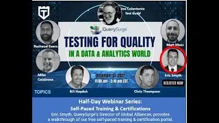 Test Guild/QuerySurge Webinar Series