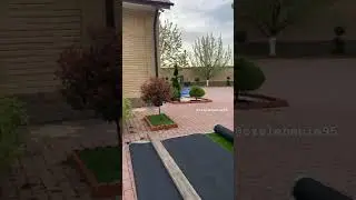 Укладка искусственного газона в Ингушетии #shorts #reels #garden #reality #top #green #gazon #001