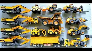 Excavator, Dump Truck, Wheel Loader,, Salender, Mobil Jeep Offroad,  Truk derek, Crane, forklift