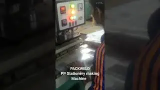 Pp Stationery Window Pocket Welding Machine
