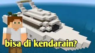 Gw build battle kapal di minecraft (KAPAL NYA BISA DI KENDARAIN!)