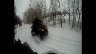 ATV Zhitomir Ukraine GoPro brp crash