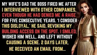 My Wife’s DAD The Boss Fired Me For Job Hunting After Denying My Raises For 5 Years  He Did