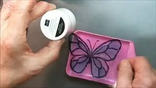 Stain Glass Technique for Cards   two ways