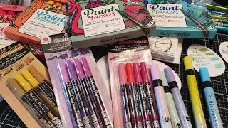 TEST FEUTRES PAINT MARKERS MÉTALLISÉS DE CHEZ ACTION