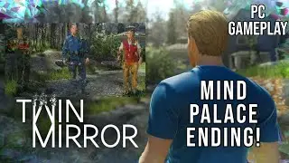 TWIN MIRROR Full Game PC Gameplay MIND PALACE GOOD ENDING (No Commentary)