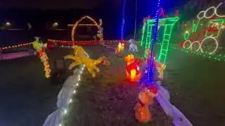 Turner Christmas 2024 using Light-O-Rama sequencing