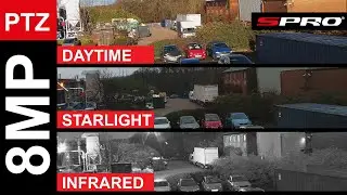 SPRO CCTV - 4K (8MP) IP PTZ  Footage