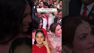 Kim Kardashian at the Ambani Wedding😱😍🔥 #ambaniwedding #anantambani #kimkardashian