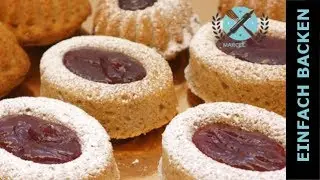 Mini Linzer T&ouml;rtchen Ideen I Einfach Backen - Marcel Paa