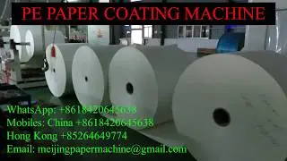 PE PAPER COATING MACHINE