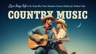 Love Stays Soft in the Deep Blue Dark | Romantic Country Ballads for Endless Calm