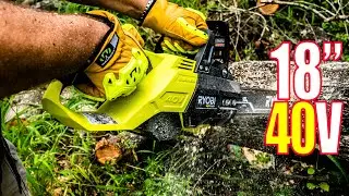 RYOBI RY40508 40V HP 18-inch Chainsaw Review [5-Year WARRANTY]
