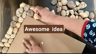 CRAFT made from rocks pebbles stone photo frame | best out of waste craft l pebble craft | stone art