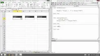 ExVBA 04 Excel VBA Macro - Assign Value and Addition