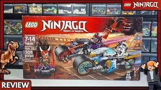 &iexcl;ESTAS MOTOS SON GENIALES!  - LEGO Ninjago: Street Race of Snake Jaguar set(71845) REVIEW