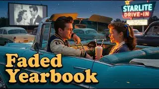Faded Yearbook | Midnight Memories in Blue and Gold