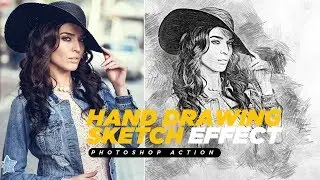 Hand Drawing Sketch Photoshop Action