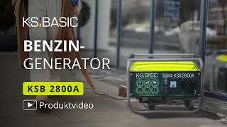 &Uuml;berblick &uuml;ber den Benzingenerator KSB 2800A der Marke 