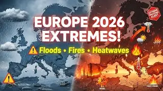 Погода в Европе в 2026 году: впереди экстремальные явления! (Подробное объяснение наводнений, пож...