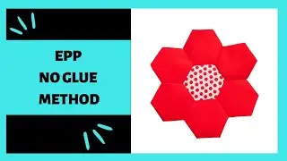 How to English Paper Piece NO GLUE Easy sewing tips and tricks for beginners with Faodail Creation