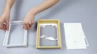 Paper carving lamp