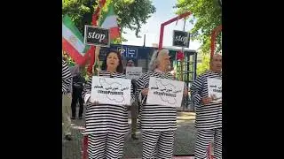 NCRI & Iranian resistance supporters protest
