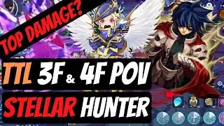 Thanatos Tower Legend (TTL) 3F & 4F - Stellar Hunter POV | Top Damage?
