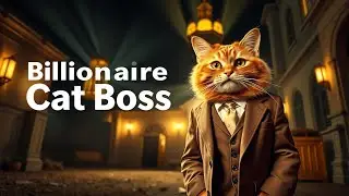 From Stray to CEO 🐱💼 | Billionaire Cat&rsquo;s Incredible Journey!#BillionaireCat #CatStory #YouTubeShorts