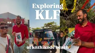 Chasing the author for signing a book! | KLF 2024 | Kozhikode Beach | Suhail Amina Muhammed