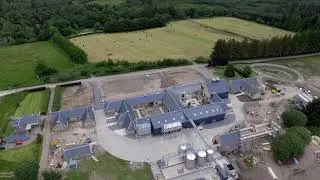 Fly over Ardross Distillery