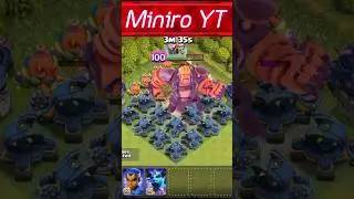 Max Barbarian King 👑 Takes on Scattershot Challenge! #clashofclans #barbarianking #viral #coc #top