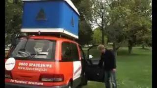 New Zealand Campervan Hire - Spaceship Four Berth