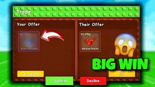 No Way! 😳 I Got RBH Phoenix with a Massive Overpay! | Grow a Garden