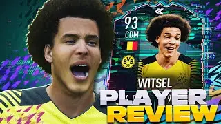 SIMPLESMENTE ENDGAME E COM EXCELENTE PRE&Ccedil;O | AXEL WITSEL 93 - FLASHBACK | PLAYER REVIEW I FIFA 22 UT