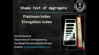 Shape Test of Aggregates