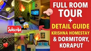 Koraput Budget Stay + Luxury Comfort | Krishna Homestay & Dormitory Complete Vlog 🔥😍  #homestay 