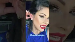 Microbead extensions tutorial #hairextensions #microbeads #tutorial  #extensionesdecabello