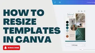 How To Resize Templates In Canva