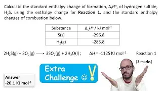 Hess's Law calculation - Very strange cycle! (A Level Chemistry AQA, OCR, Edexcel)