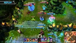 Dexter Lee Sin Play - CLG vs LMQ - 2014 NA LCS Summer Split